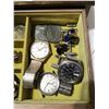 Image 4 : Wooden Box w/ Content, Watches, Cufflinks