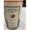 Image 2 : Red Indian Aviation Oil Tin, 1qt, Very Good Condition