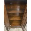 Image 4 : Walnut China Cabinet - All Original 60Hx36x15D