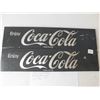Image 1 : LOT 952 PLASTIC COCA COLA COOLER SIGNS