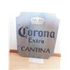 Image 3 : LOT 955 CORONA EXTRA CANTINA WOODEN BAR SIGN GOLD CROWN & BLACK LETTERING