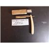 Image 1 : LOT 964 H. BOKER & CO. EDELWEISS STRAIGHT RAZOR, PARTIAL BOX