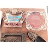Image 2 : LOT 967 VINTAGE METAL & GLASS ASHTRAYS SOME ADVERTISING/SOUVENIR