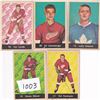 Image 1 : (5) 1961-62 Parkhurst Hockey Cards