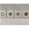 Image 4 : 4 Silver Sixpence Coins