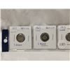 Image 3 : 4 Silver 3 Pence Coins