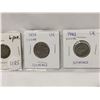 Image 2 : 4 Silver Sixpence Coins