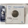 Image 1 : 1896 NFLD 5¢ Silver Coin