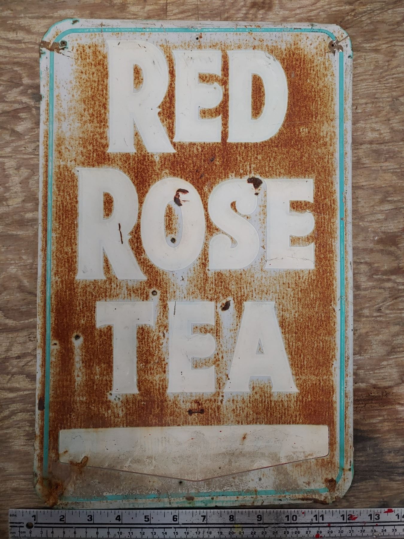 Red Rose Tea Sign
