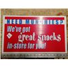 Image 1 : Munchies/Snacks Tin Sign