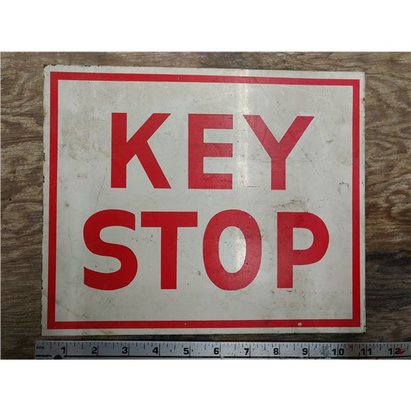 Keystop Key Stop Sign - Schmalz Auctions