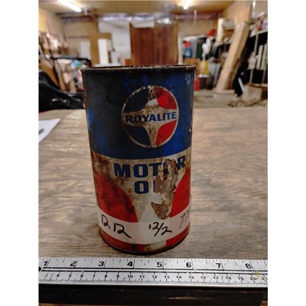 Royalite Racing Oil Royalite Motor Oil Can - Schmalz Auctions