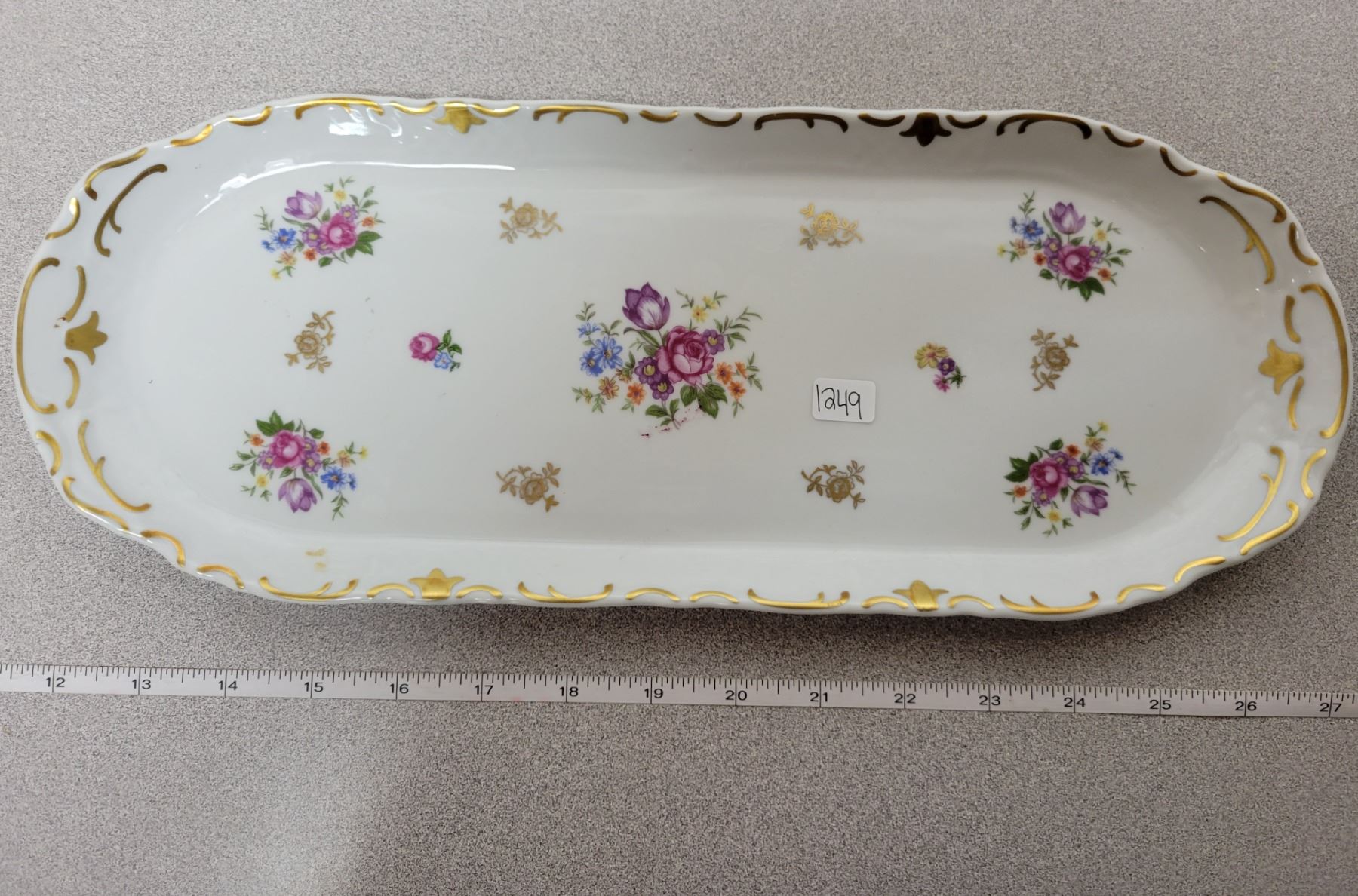 Rosenthal long tray Fine China made in German Democratic republic