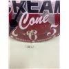 Image 2 : Metal Ice Cream Clock, Battery Operated 20"