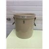Image 1 : 5 Gallon Medalta Crock, No Chips or Cracks - Wooden Handles