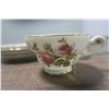 Image 2 : 4 Tea Cups w/ Saucers - Rose Pattern