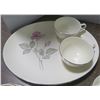 Image 1 : Tea Set + Plates - Rose Pattern