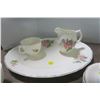 Image 4 : Tea Cups, Saucers, Server, Etc. - Flower Pattern