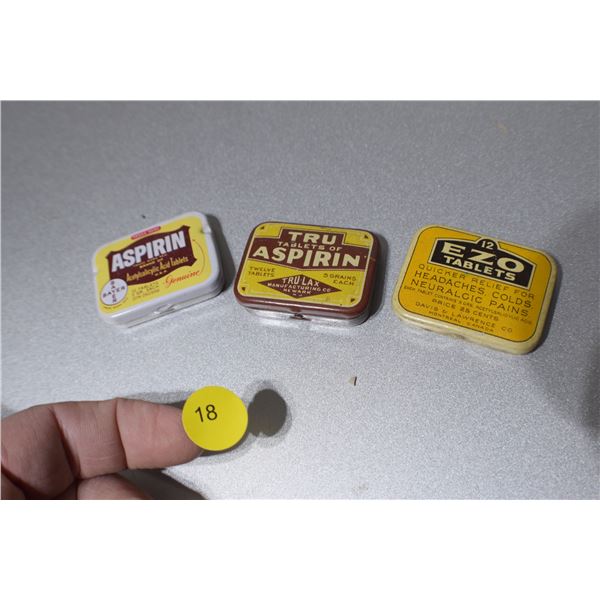 NOS Aspirin Tins
