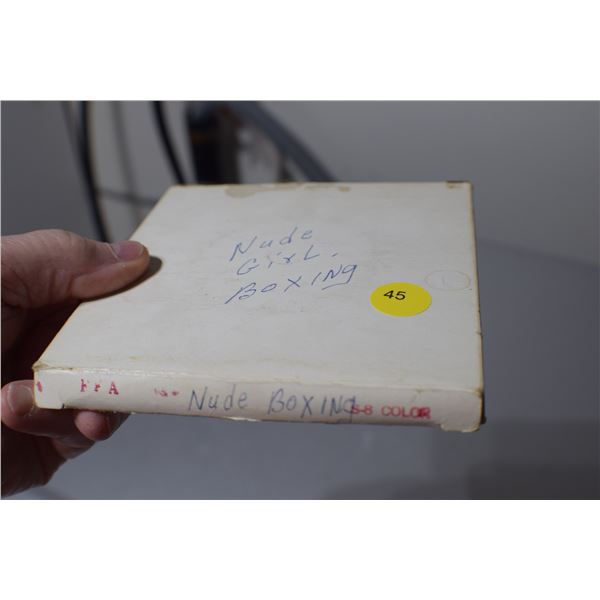 Antique 8mm Nude Girls Boxing