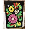 Image 2 : 22" X 34" 1940's vintage hooked rug