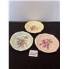 Image 1 : 3 piece Paragon floral mint dish