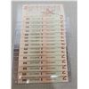 Image 2 : Collection of 15 uncirculated 1986 Canadian $2.00 Two Dollar bills IN SEQUENCE