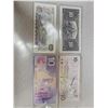 Image 3 : 4 Canadian $10.00 Ten Dollar bills - 1937, 1971, 1989, 2005