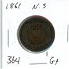 Image 1 : 1861 Nova Scotia 1¢