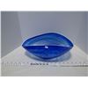 Image 1 : Oval Swirl Blue Dish (13.5" long)