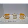 Image 1 : Fire King Mugs, Creamer, Sugar Bowl