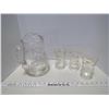 Image 1 : Vintage Pitcher & 3 Decorative Glasses
