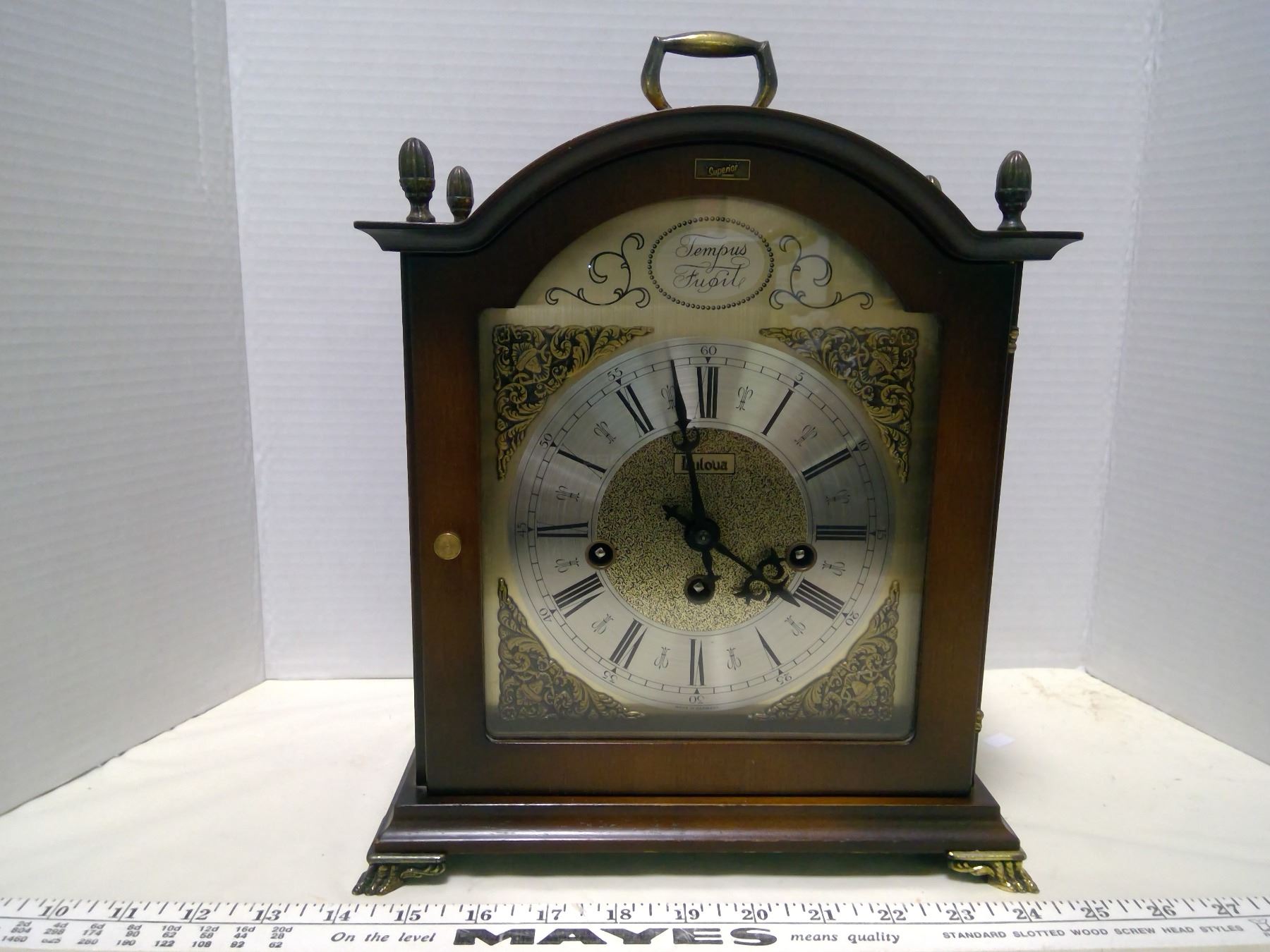 "Bulova" Windup Carriage Clock West Minister Chimes Schmalz Auctions
