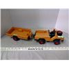 Image 1 : Vintage 1975 Fisher Price Safari Jeep and Trailer