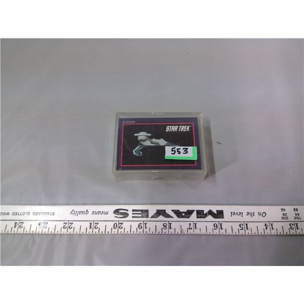 Set of Star Trek Cards