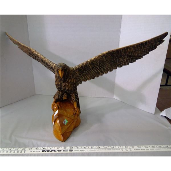 Large Eagle Handcrafted wooden Wings come off