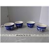 Image 2 : Blue Willow - Authentic - 3 Plates, 2 sm. Bowls, 1 saucer, 4 Cups