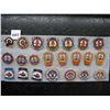 Image 1 : Canadian Firefighters Curling Championship Lapel Pins - Lot of 22
