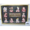 Image 1 : 1991 Campbell's Soup Framed Set Lapel Pins
