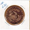 Image 1 : 1 OUNCE COPPER  .999 FINE - ZODIAC - SCORPIO