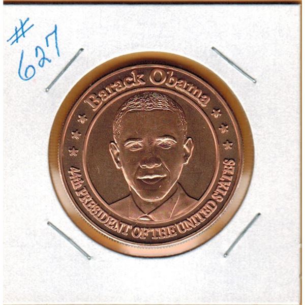 1 OUNCE COPPER  .999 FINE - BARACK OBAMA