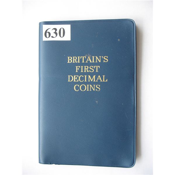1971 British First Decimal Coin Set