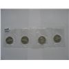 Image 1 : Lot of 4  Uncirculated 1968 Canadian Dollars - Canadian Mint Sealed Package