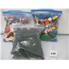Image 1 : Building Blocks - NOT LEGO - But Compatible - Approx.  2 1/4 lbs