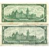 Image 2 : 2 1967 Canadian $1 Bill
