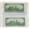 Image 2 : Lot of 2 Canadian $1 Bills 1867-1967 1 no serial, 1 Uncirc.