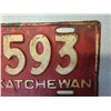 Image 3 : 1938 Saskatchewan License plate - 54-593
