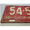 Image 5 : 1938 Saskatchewan License plate - 54-593