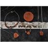 Image 2 : 2 Goldstone Necklaces + 1 Bracelet + Ring + Worry Stone + Tie Clip
