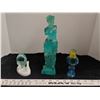 Image 1 : Glass Perfume Bird, Glass Egg with Holder, Lucite Venus De Milo